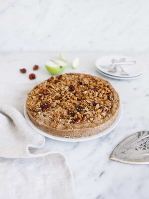 vegan appelcrumble