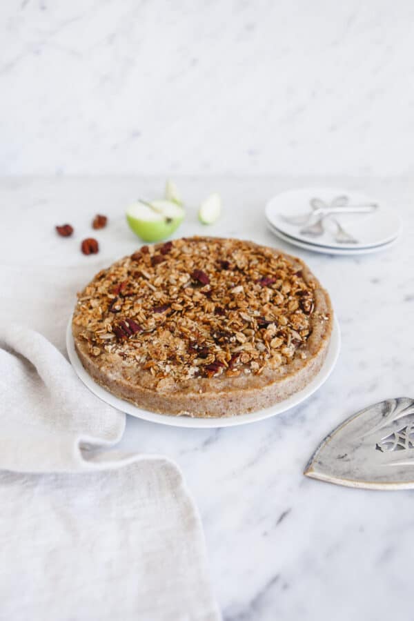 vegan appelcrumble